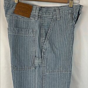 Levi’s 555 railroad stripe denim utility jean